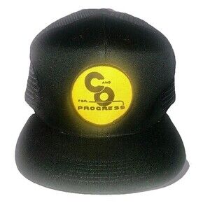 C&O For  Progress, Vintage Railroad Trucker's mesh,snap back Cap Made in USA